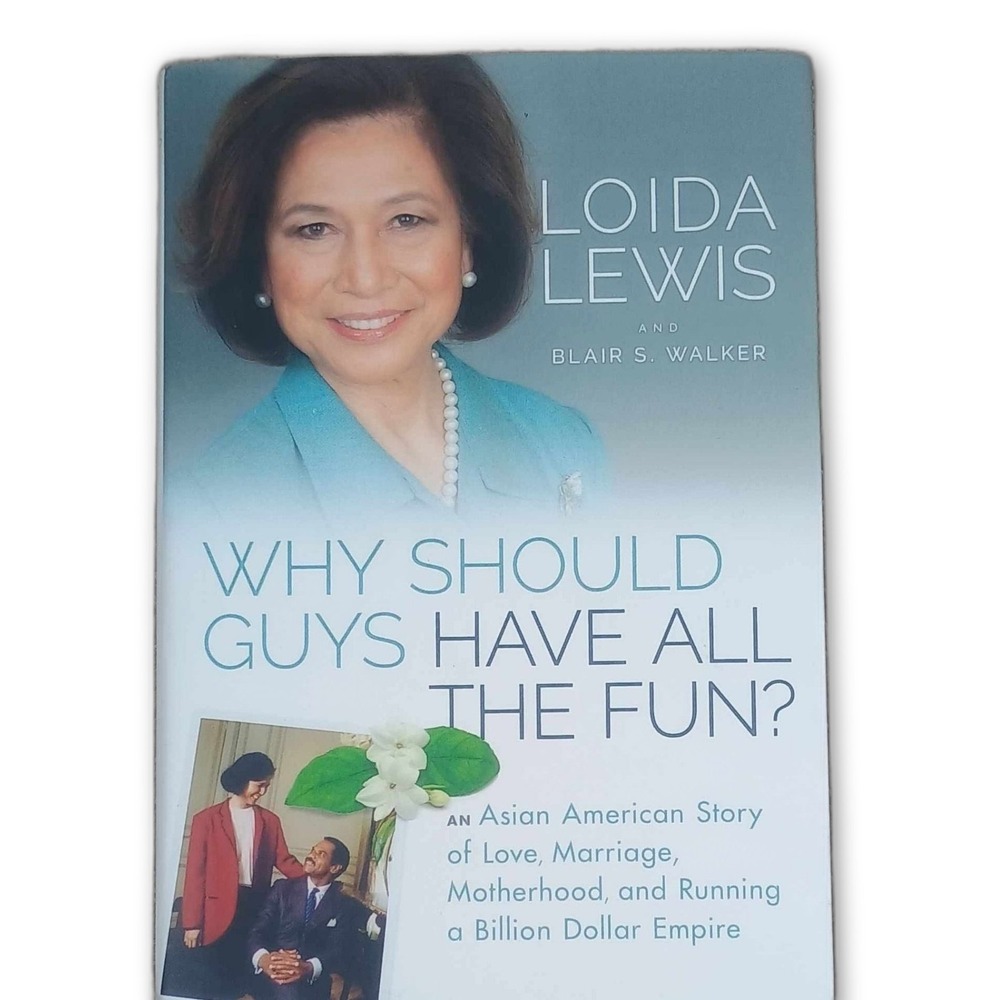Wiley Why Should Guys Have All the Fun? Loida Lewis Biography Hardcover Blue